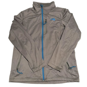 THE NORTH FACE MENS GREY ACTIVEWEAR SIZE MEDIUM‎ FULL ZIP SWEATER | H1